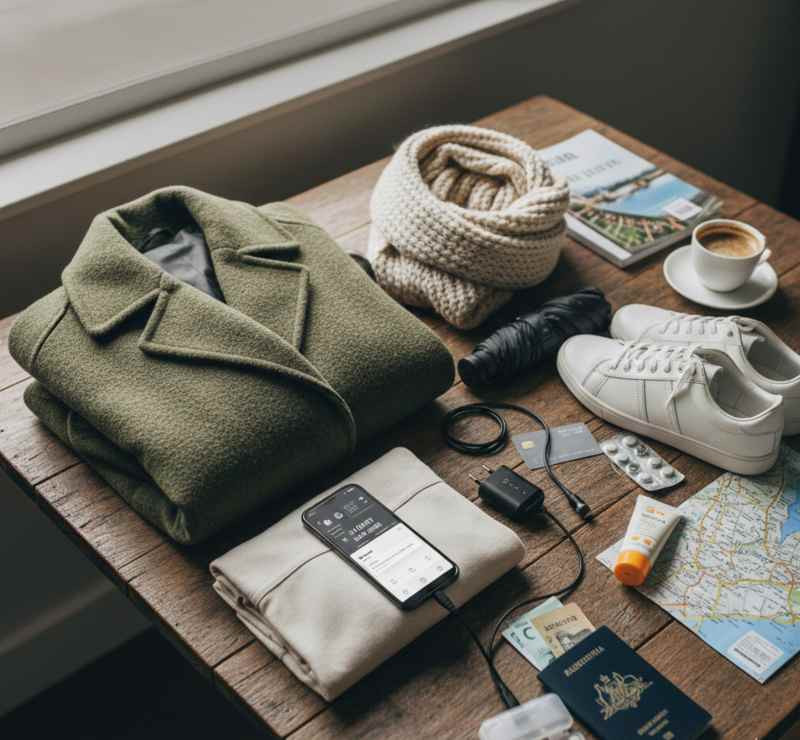 Một số vật dụng cần thiết khi đi du lịch Úc