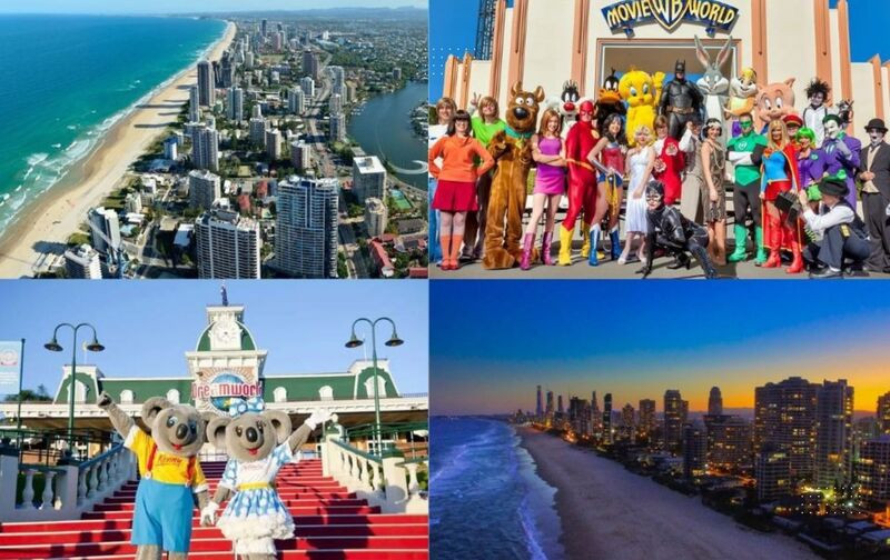 Bãi biển và các khu vui chơi ở Gold Coast