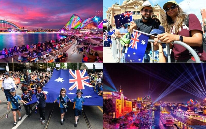 Không khí ở Lễ Quốc Khánh và Lễ Hội Sydney