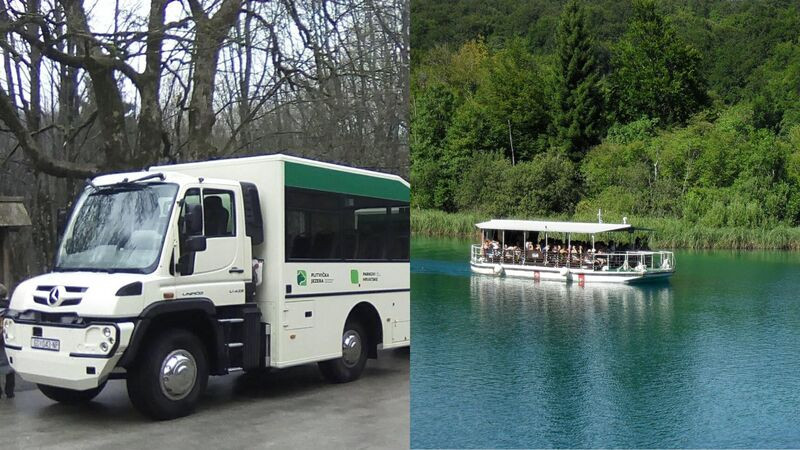 Xe điện và thuyền hỗ trợ di chuyển giữa các điểm đến