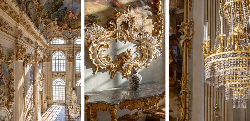 Kiến trúc đồ sộ bên trong Nymphenburg