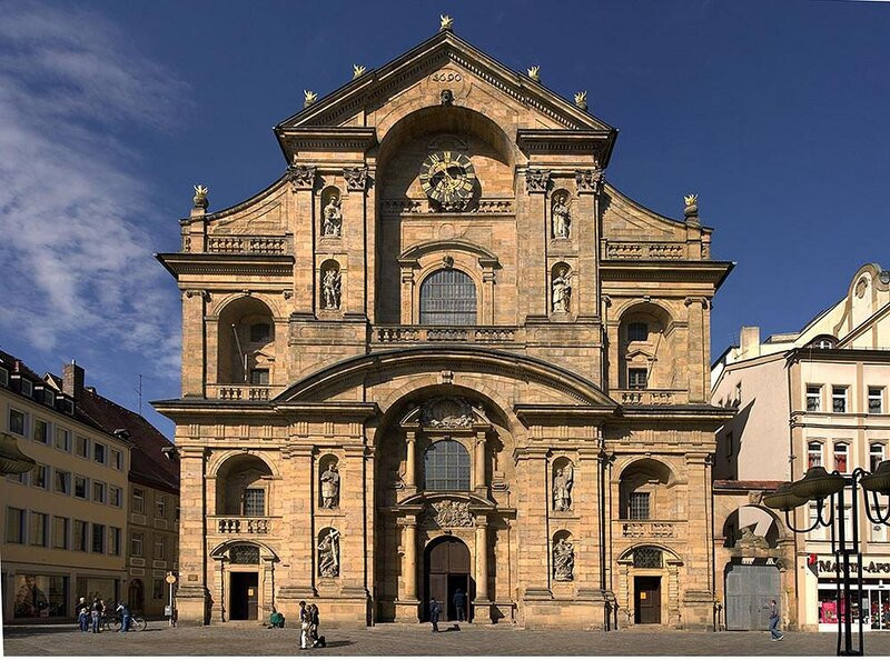 Nhà thờ Bamberg mang kiến trúc Gothic (