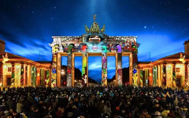 Rực rỡ lễ hội ánh sáng Berlin