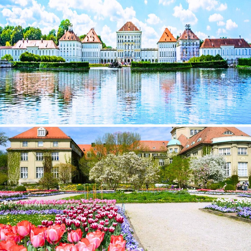 Vẻ đẹp của mùa hè và xuân tại Nymphenburg 