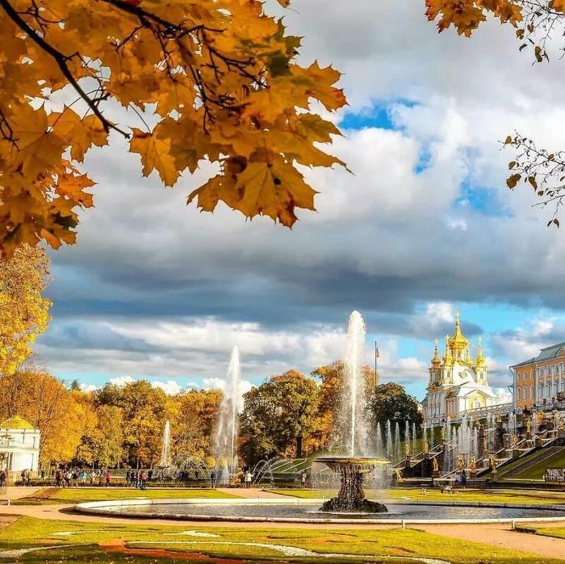 Cung điện Peterhof điểm nhấn mùa thu Nga (Ảnh sưu tầm) Cung điện Peterhof điểm nhấn mùa thu Nga (Ảnh sưu tầm)