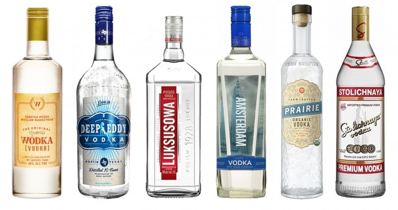 Tổng hợp các thương hiệu rượu Vodka