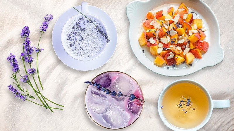 Tận hưởng ẩm thực từ hoa Lavender