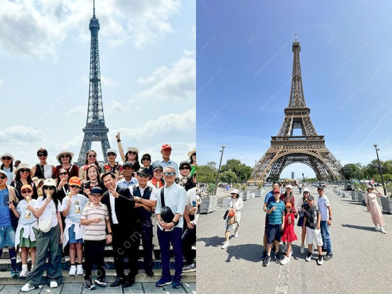 Đoàn khách du lịch Pháp tại Đất Việt Tour 