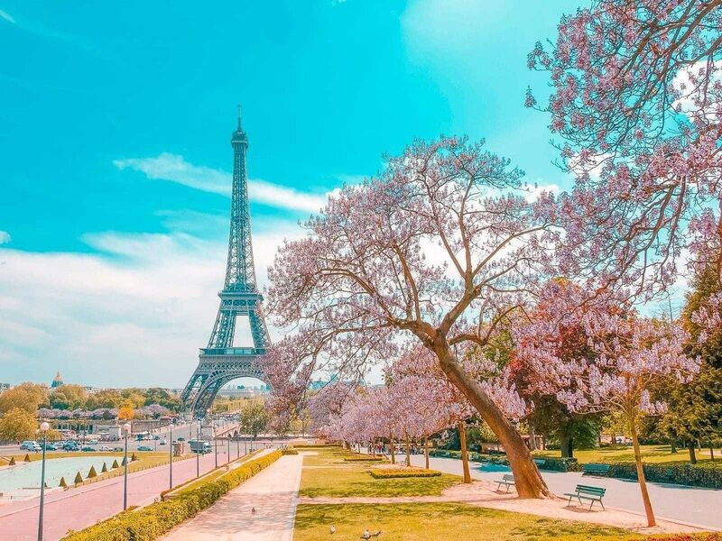 Paris vào mùa xuân