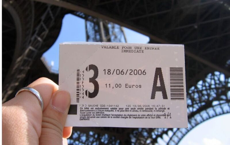 Vé tham quan Tháp Eiffel