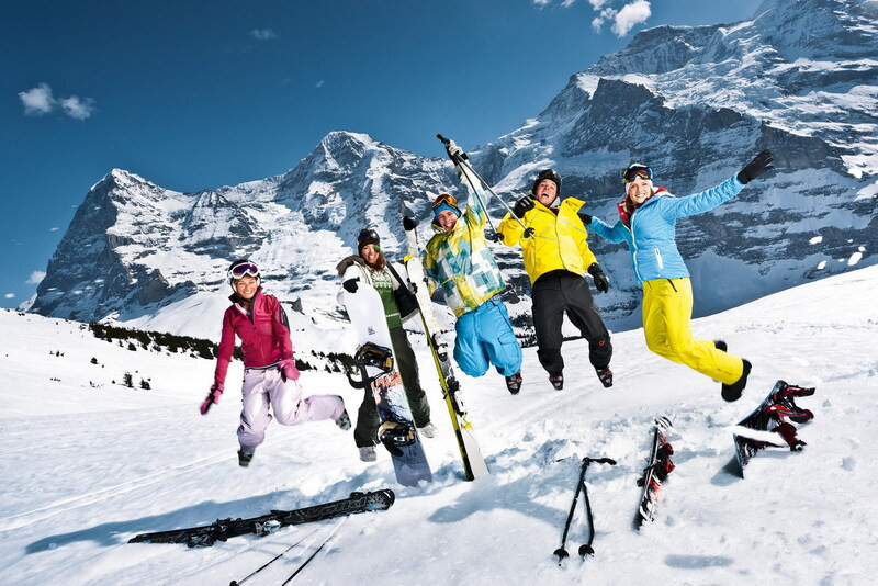 Trượt tuyết tại Jungfrau