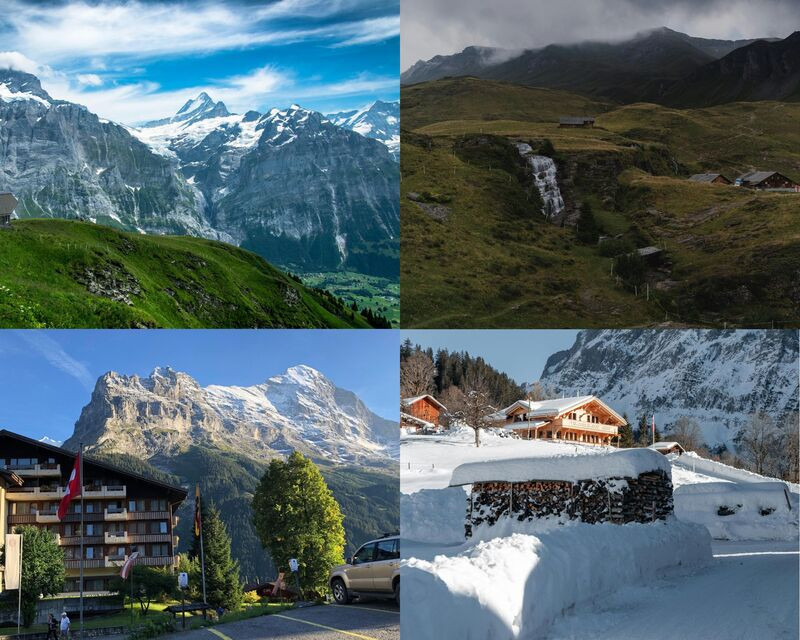 Làng Grindelwald có 4 mùa rõ rệt