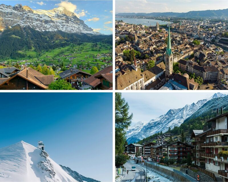 Một số địa điểm du lịch Thụy Sĩ