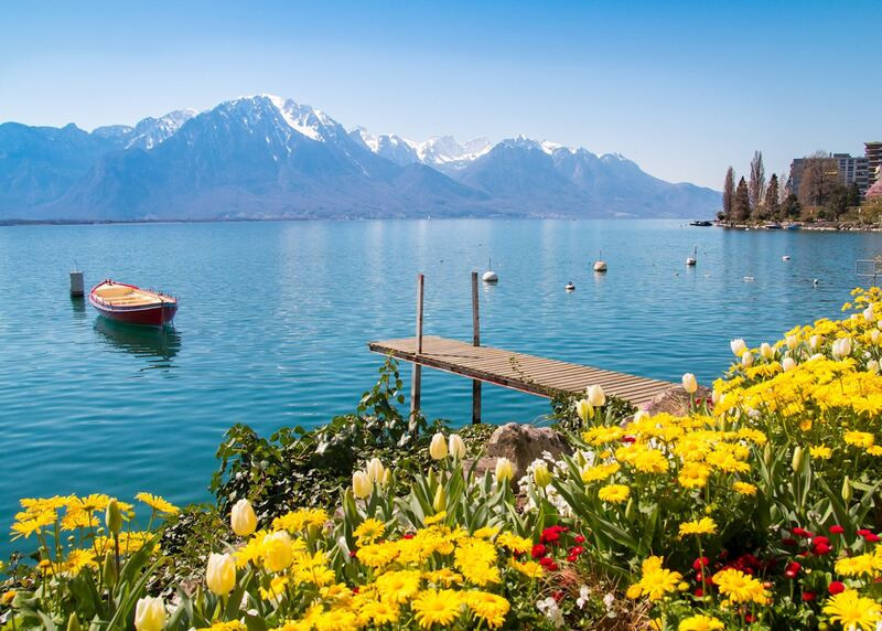 Vẻ đẹp của hồ Geneva