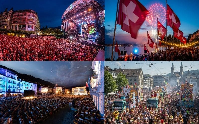 Không khí sôi động tại Montreux Jazz Festival mùa hè