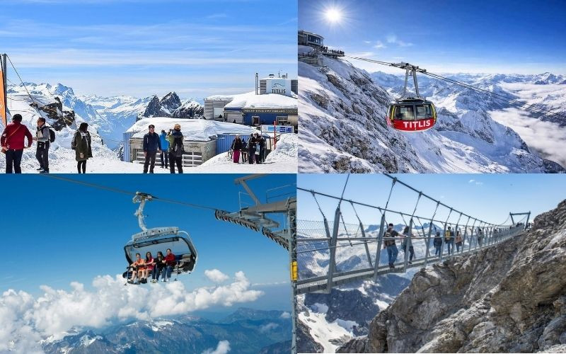 Du lịch hè Thụy Sĩ khám phá núi Titlis