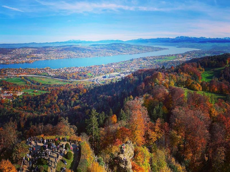 Núi Uetliberg - Ban công của thành phố Zurich 