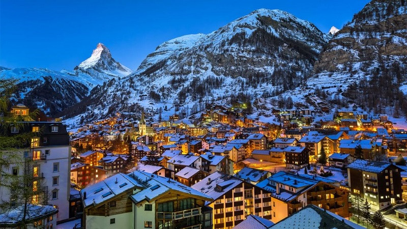 Thị trấn Zermatt - Thuỵ Sĩ 