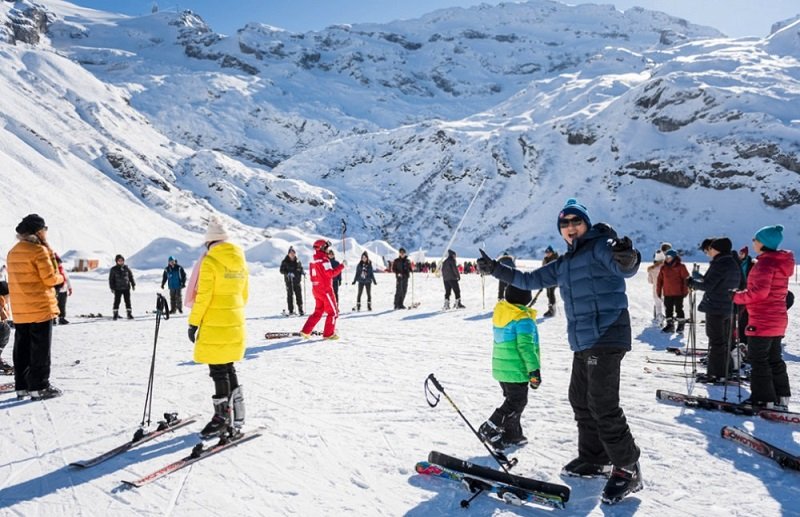 Thiên đường trượt tuyết núi Titlis
