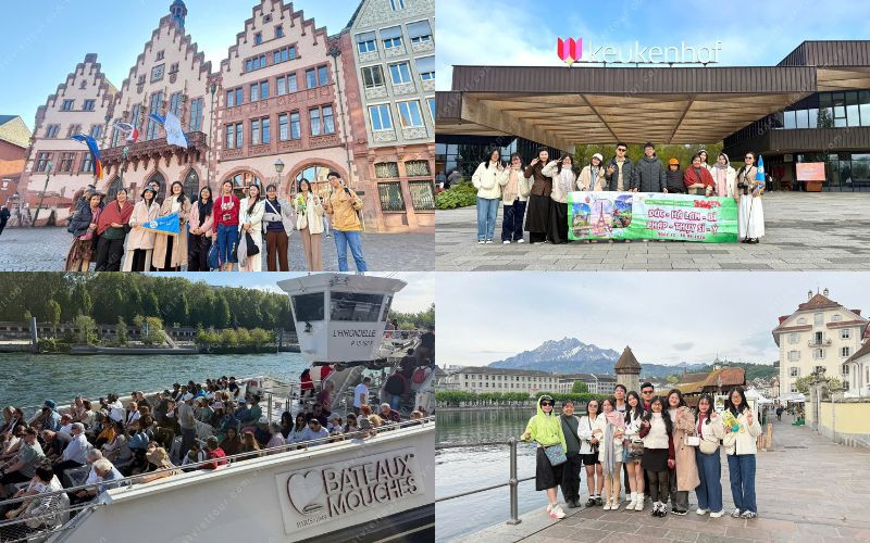 Đoàn khách Đất Việt Tour vi vu tại Thụy Sĩ Đoàn khách Đất Việt Tour vi vu tại Thụy Sĩ