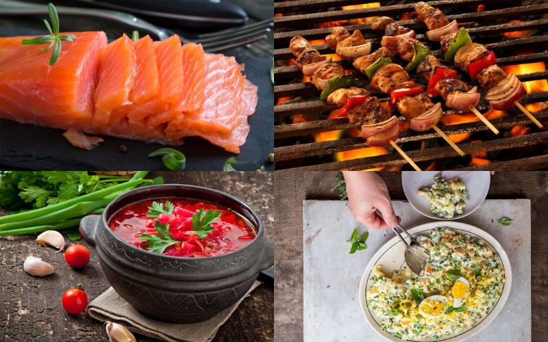 Ẩm thực truyền thống ở Nga - Đơn giản làm mới vị giác 