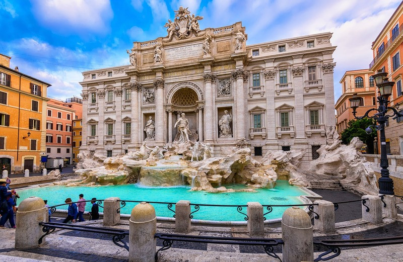 Đài phun nước Trevi, Rome, Ý 