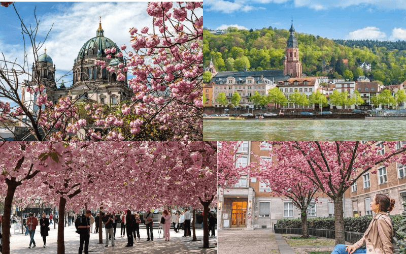 Thành phố Berlin dưới ánh nắng ấm mùa xuân Thành phố Berlin dưới ánh nắng ấm mùa xuân