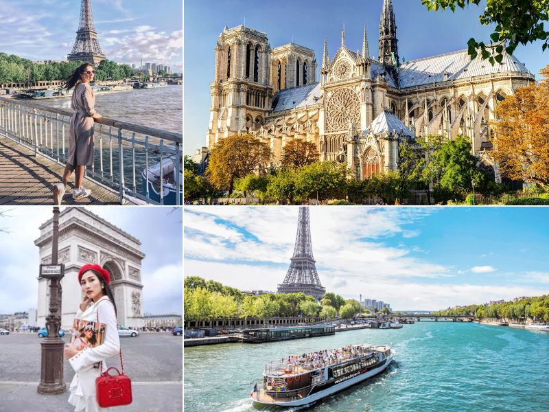 Du lịch Châu Âu 5 nước - Paris, Pháp điểm đến không thể thiếu 