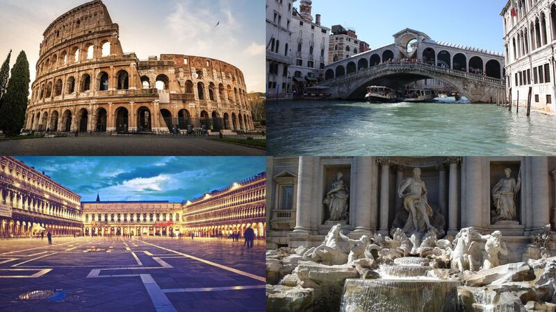 Một số nơi nổi tiếng của Ý