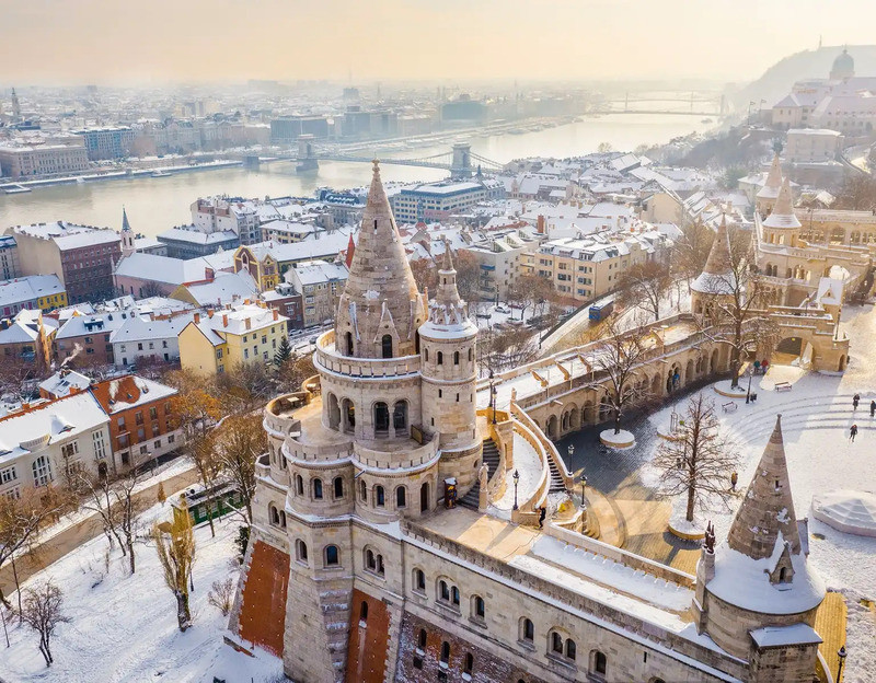 Thành phố Budapest vào mùa đông