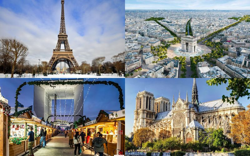 Paris tháng 12 lung linh mùa lễ hội Paris tháng 12 lung linh mùa lễ hội