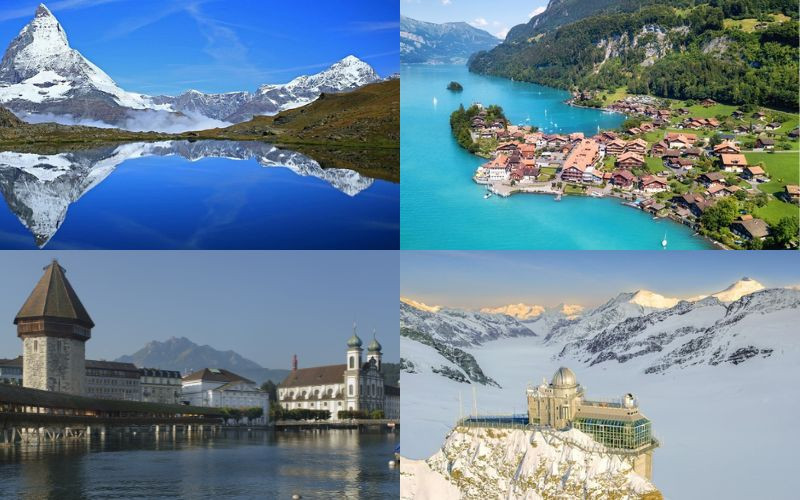 Thiên đường tuyết trắng giữa lòng Thụy Sĩ Thiên đường tuyết trắng giữa lòng Thụy Sĩ