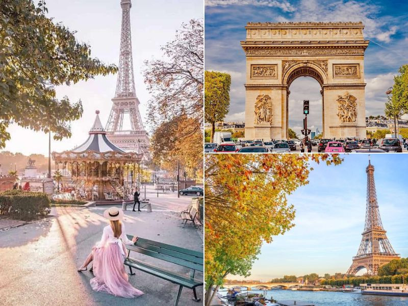Thủ đô Paris trở nên lãng mạn giữa sắc thu