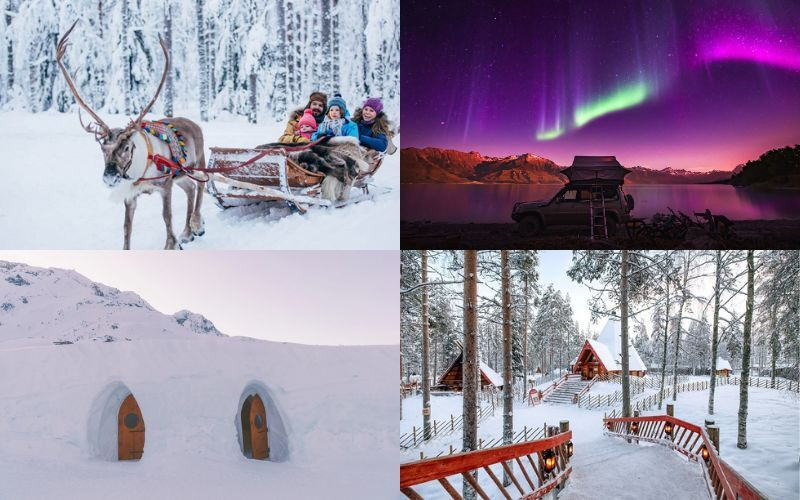 Lapland - Nhà tuyết, Ông già Noel và không khí Giáng Sinh Lapland - Nhà tuyết, Ông già Noel và không khí Giáng Sinh