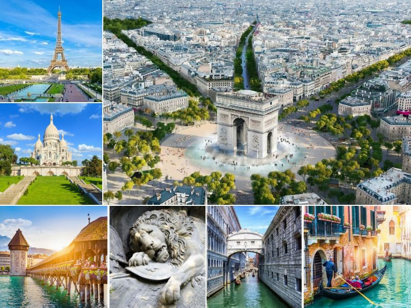 Tour Châu Âu mùa thu 5 nước : Pháp - Thụy Sĩ - Ý - Áo - Đức