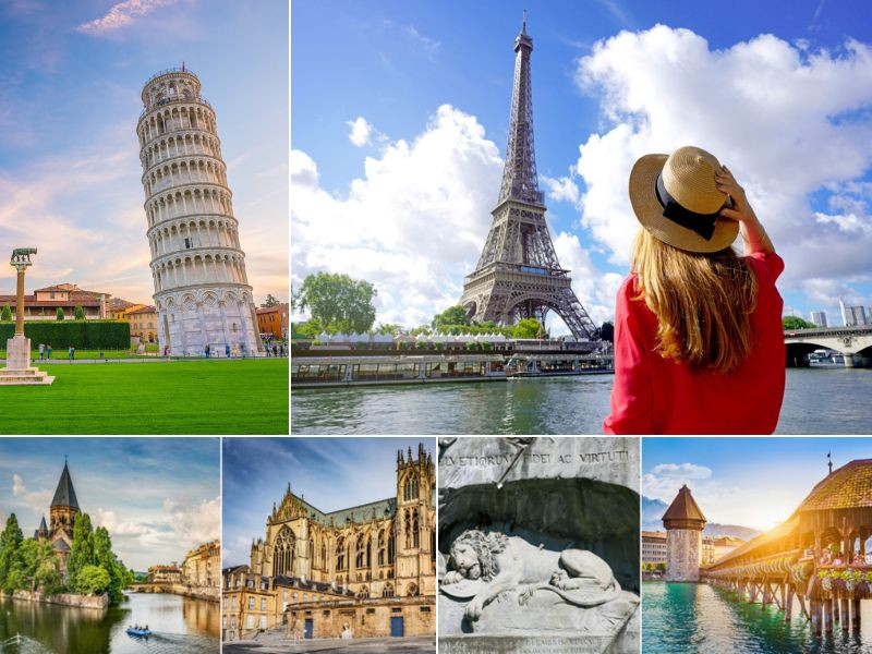 Tour Châu âu mùa thu 4 nước: Pháp - Thụy Sĩ - Ý - Vatican 