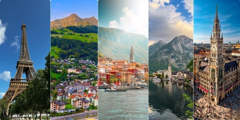 Tour Châu Âu 5 nước - Với các địa điểm tham quan nổi tiếng ở Châu Âu