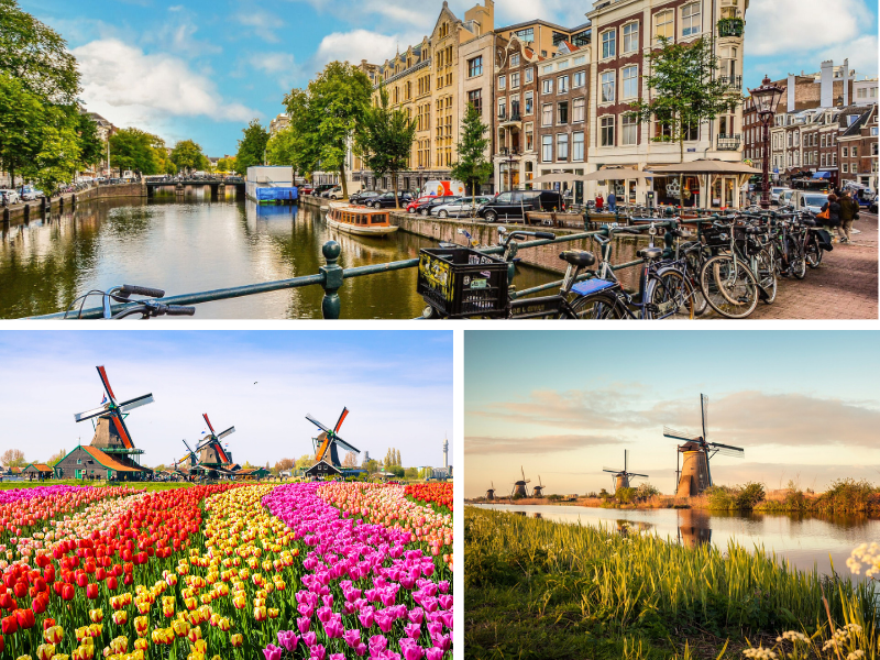 Điểm đến du lịch lý tưởng là Hà Lan