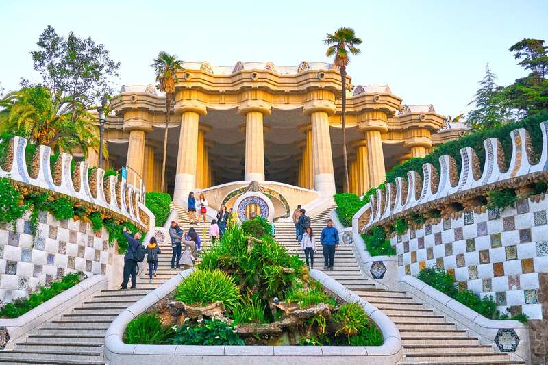 Park Güell, Barcelona, ​​​​Tây Ban Nha 