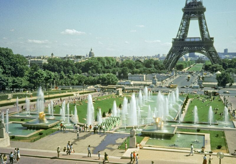 Khung cảnh quảng trường Trocadéro