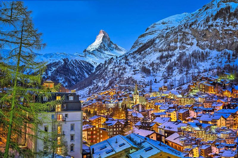 Trải nghiệm mùa đông đáng nhớ tại Zermatt - Thụy Sĩ 