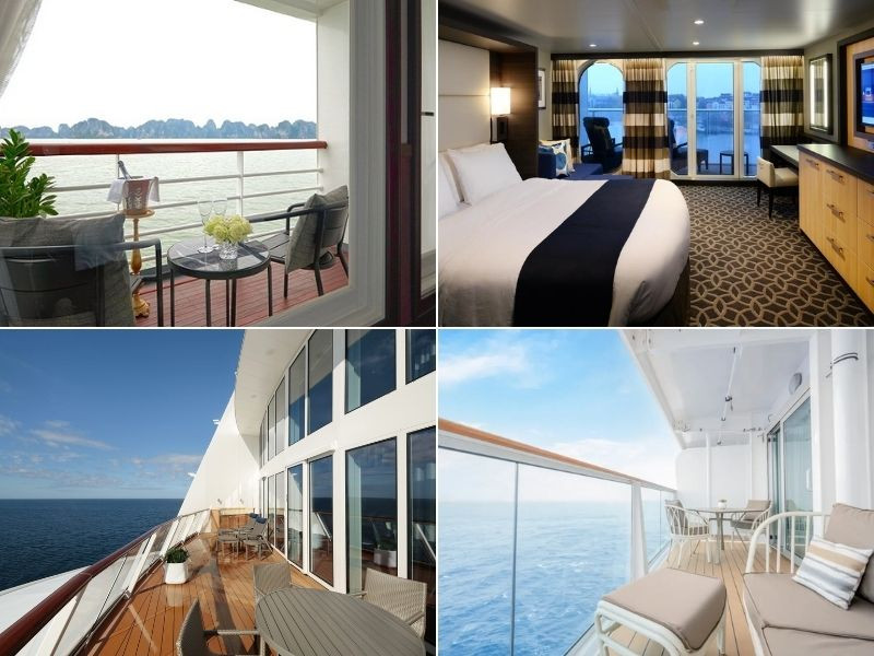 Cabin Balcony có ban công riêng luôn là lựa chọn hàng đầu (Ảnh: Sưu tầm)