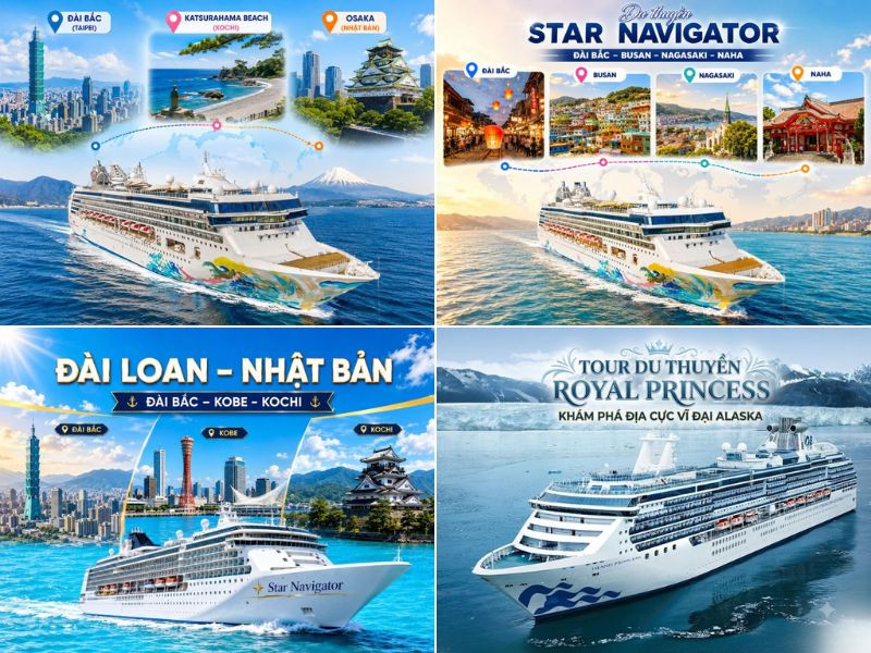 Đất Việt Tour mang đến đa dạng các hải trình du thuyền 5 sao nổi bật (Ảnh: Đất Việt Tour)