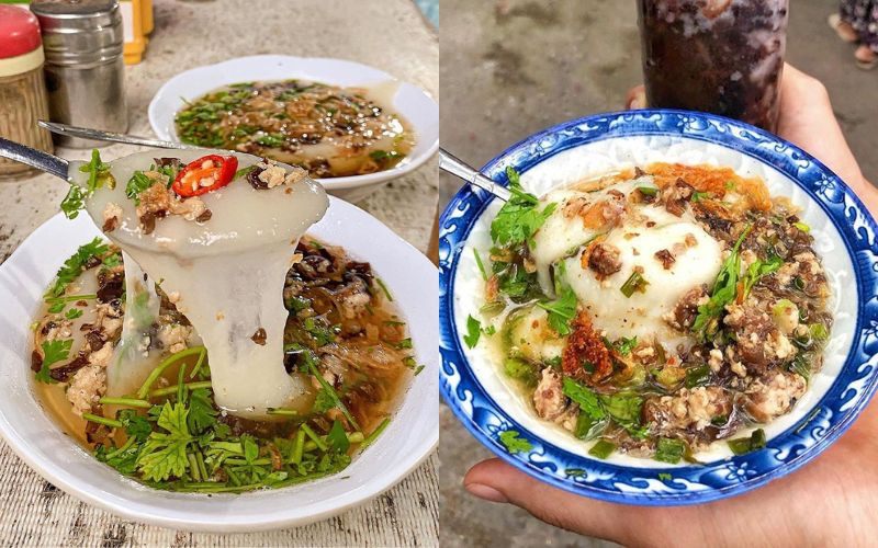 Bánh đúc nóng đặc sản cho ngày thu Hà Nội