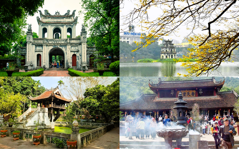 Du khách sẽ được tham quan các địa danh nổi tiếng tại thủ đô