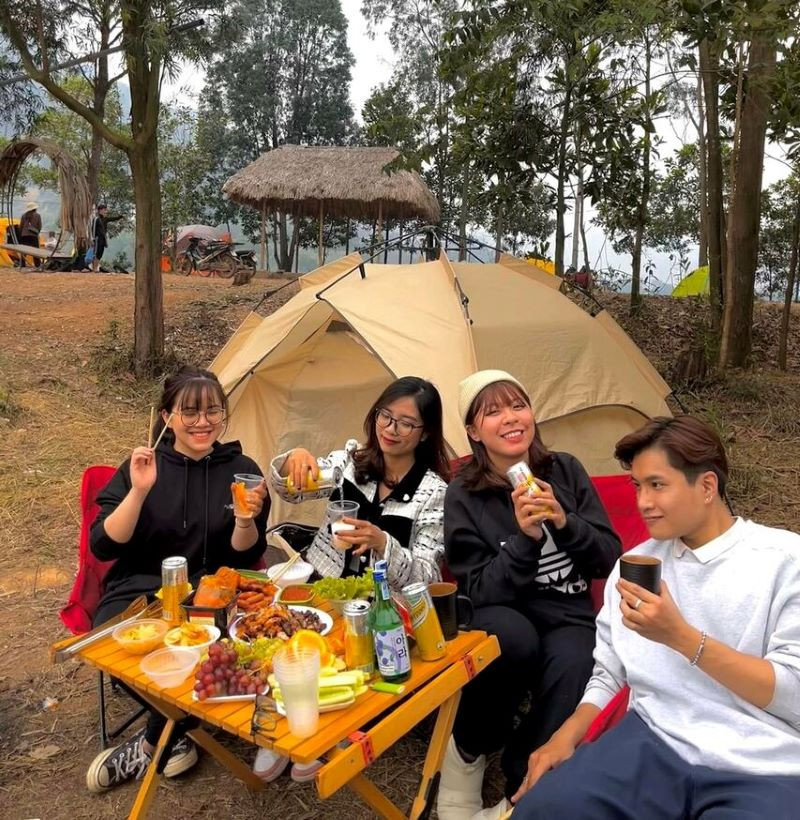 Trải nghiệm cắm trại Hồ Đồng Đò Sóc Sơn
