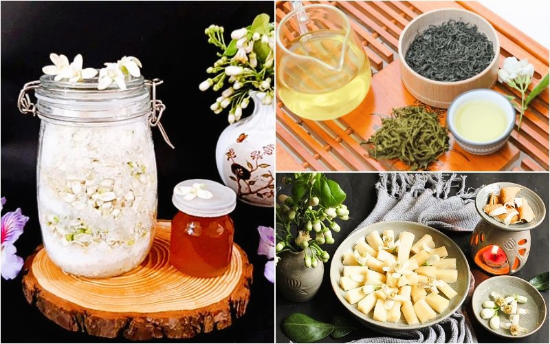 Những thức quà làm từ hoa bưởi