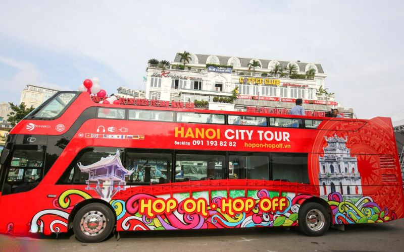 Xe bus 2 tầng Hà Nội phục vụ từ 9 giờ đến 17 giờ mỗi ngày 