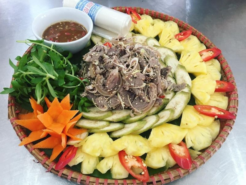 Thưởng thức thịt dê của Ninh Bình 
