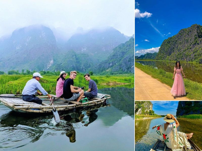 Vẻ đẹp yên bình, thơ mộng tại đầm Vân Long Ninh Bình